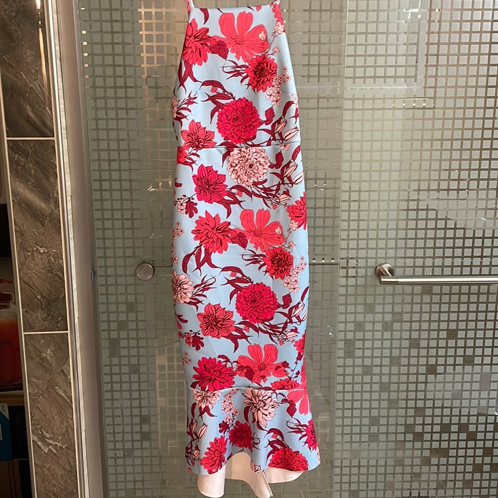 ASOS scuba flora dress size 6
